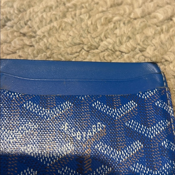 Goyard Blue Card Holder/Authentic - Picture 6 of 11